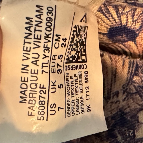 Woman’s shoreline converse all⭐️star size 7 pink excellent condition - Picture 10 of 10